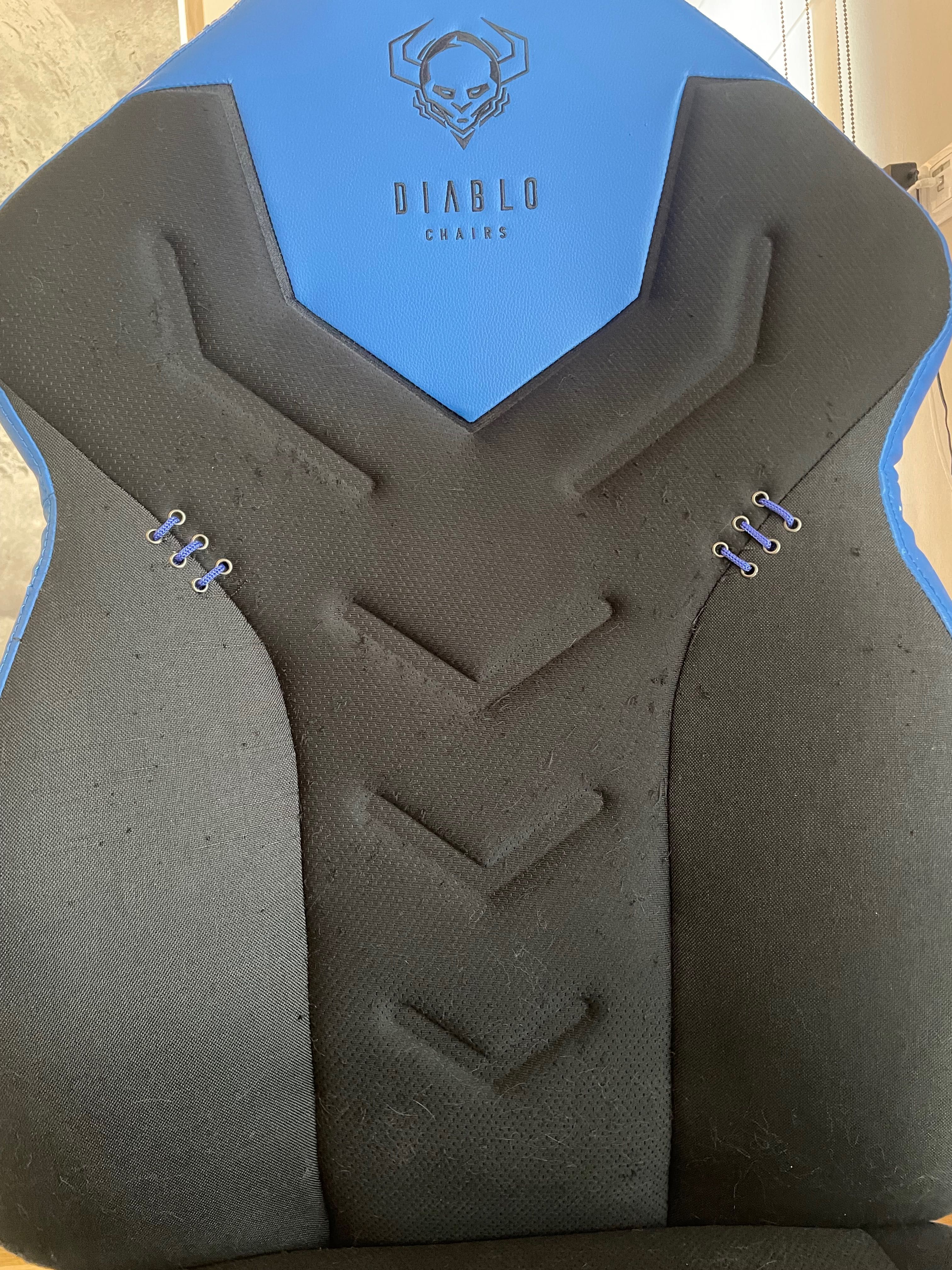 Diablo Chairs X-Gamer 2.0 (L) Czarno-Niebieski