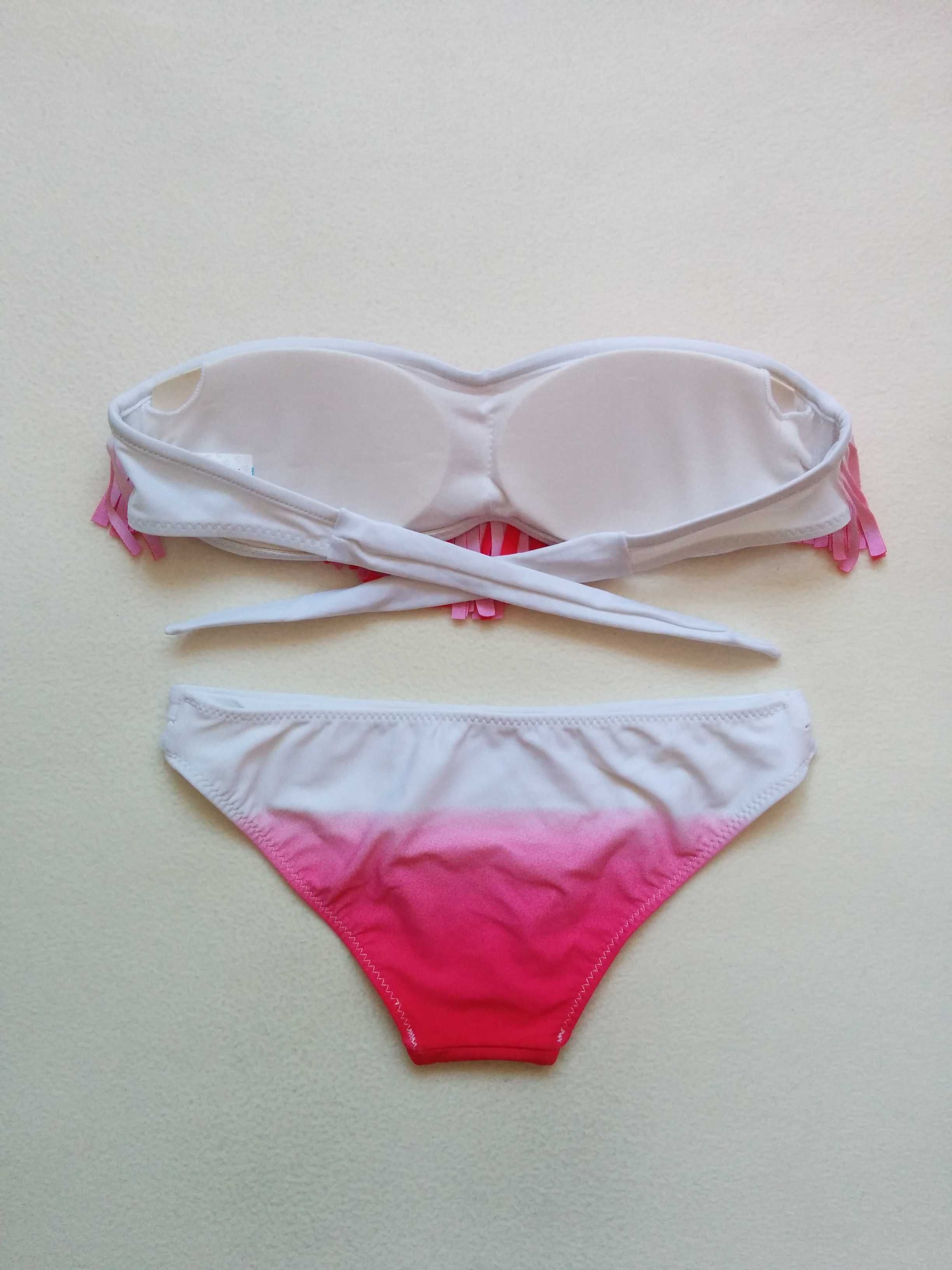 NOWY strój kąpielowy z frędzlami - bikini - kostium kąpielowy