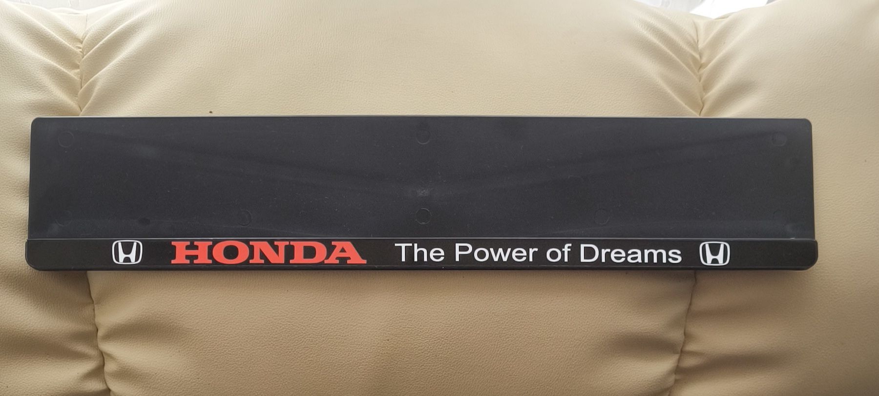 Moldura Matrícula "Honda - The Power of Dreams"