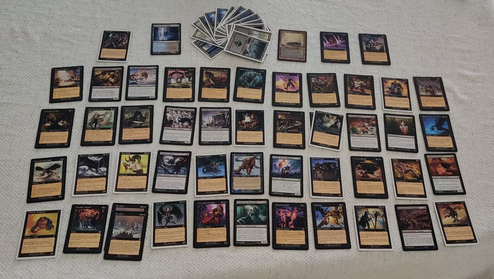 Magic the Gathering cartas aleatórias pretas
