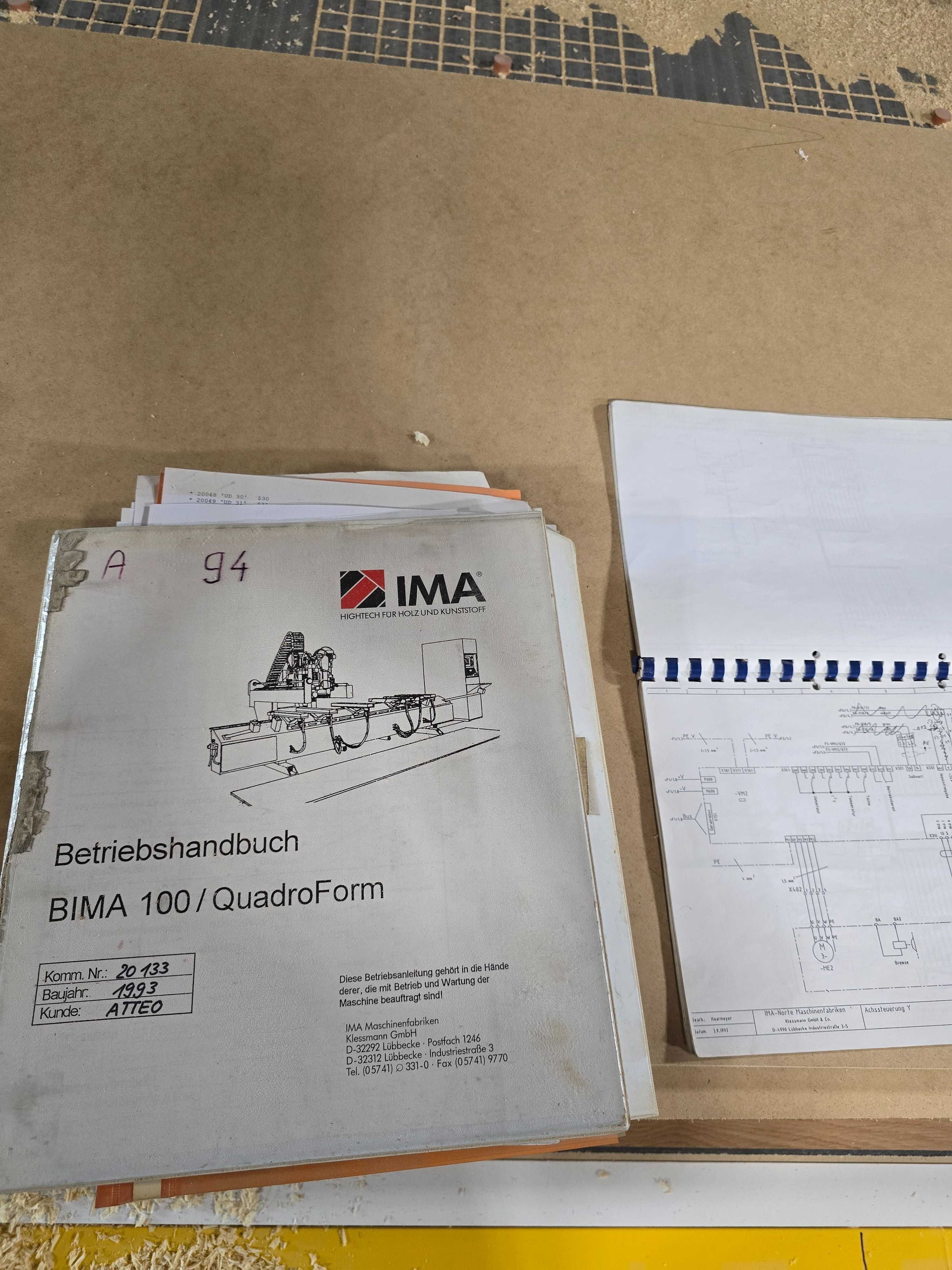 CNC IMA , Bima 100, 1993r