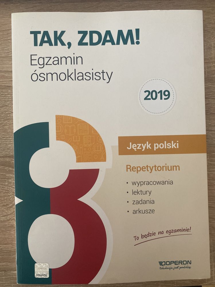 Repetytorium język polski operon egzamin ósmoklasisty