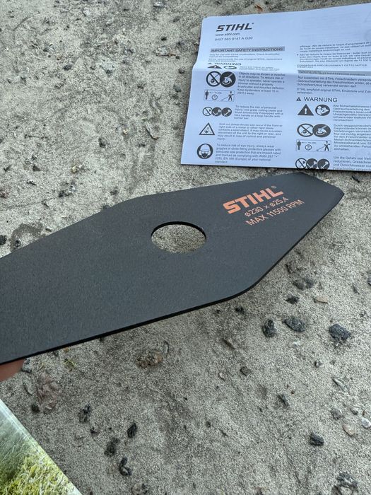 Ніж 2-зубий stihl для мотокос FS 55, 70, 120, 250 Нож для бензокосы
