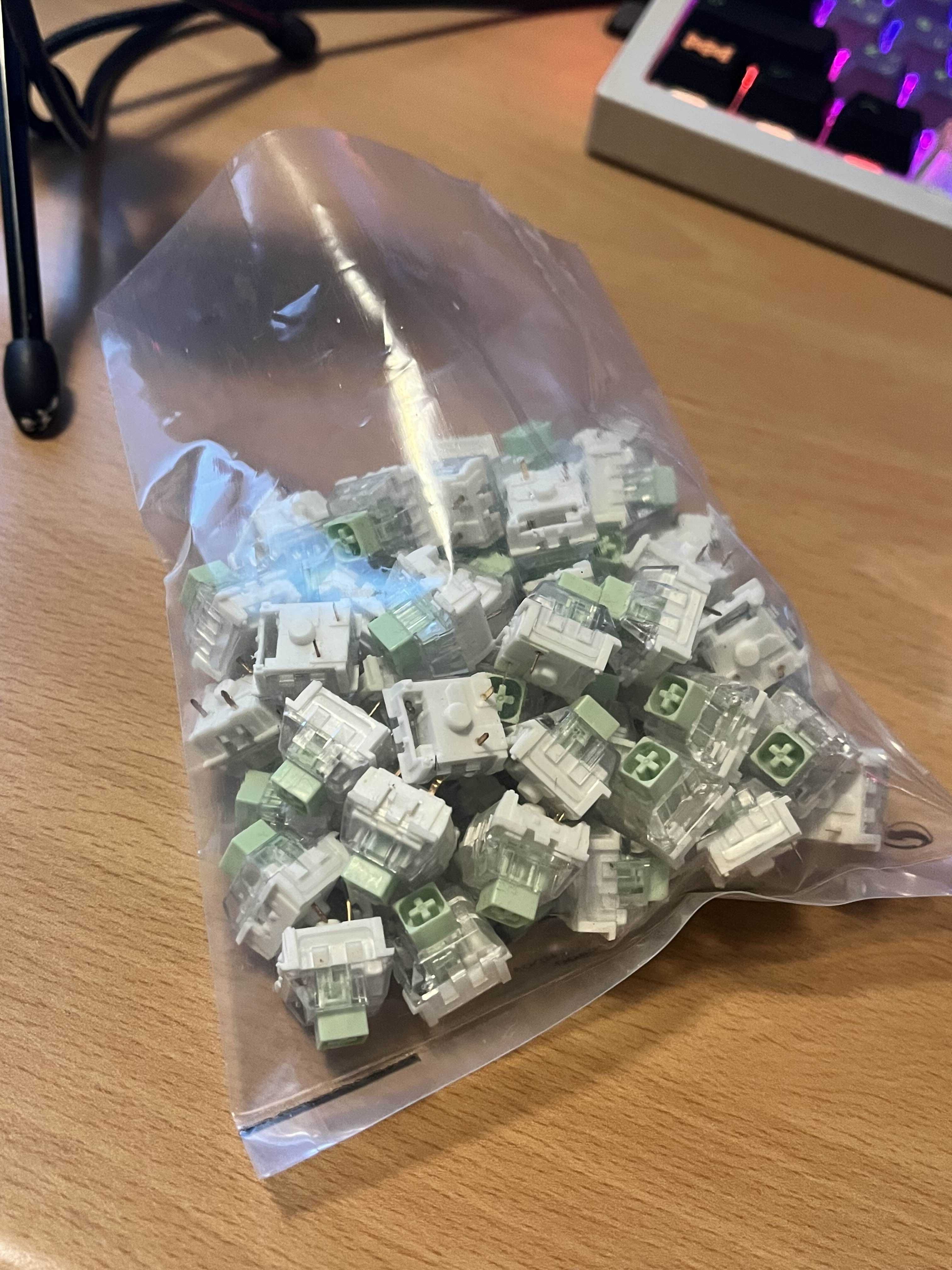 Kailh Box Jade Switches (clicky)