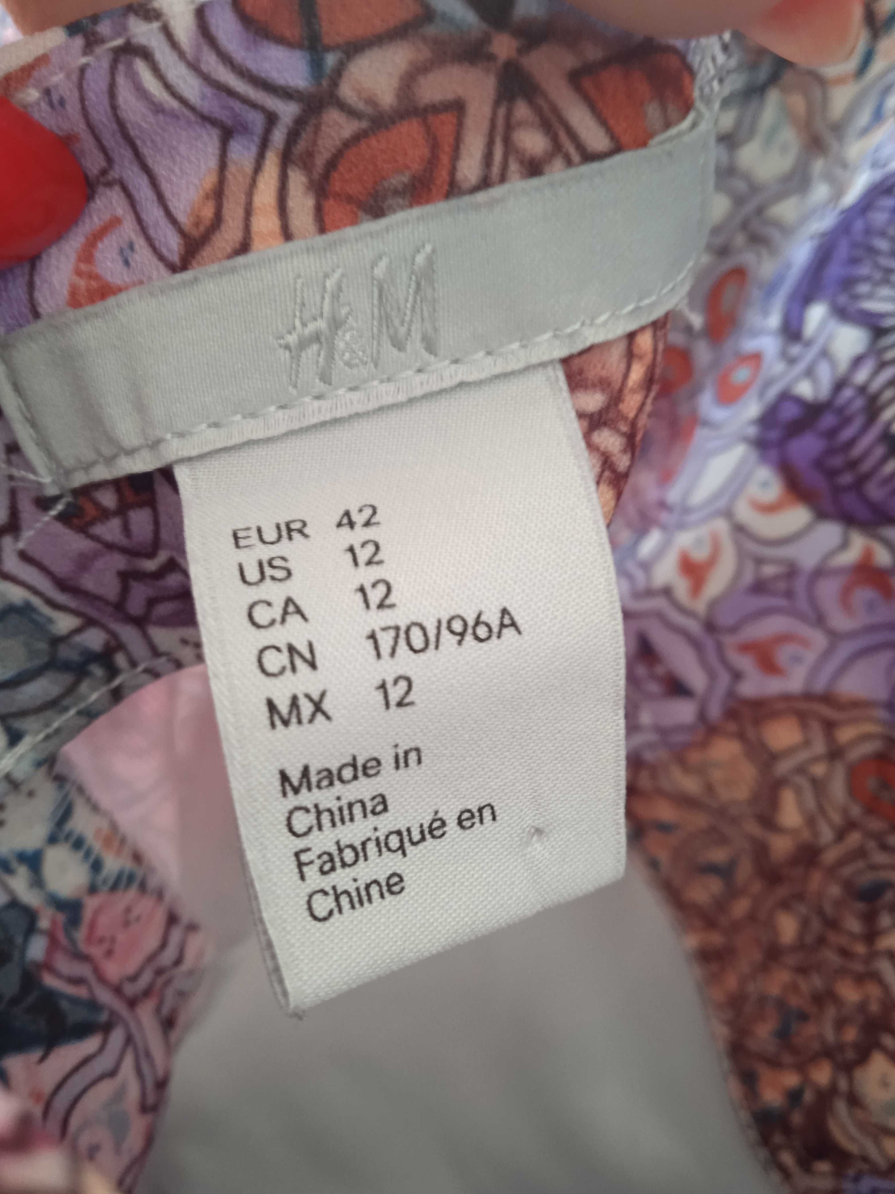 Sukienka  damska kwiatowa H&M roz.42