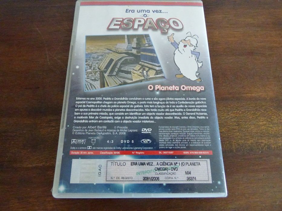 DVD - Era uma vez... O Planeta Omega