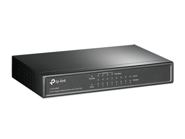 Новый Poe Гигабитный Свитч TL-SG1008P Poe 64 Вт