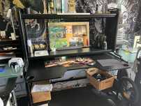 Ikea FREDDE
Biurko gamingowe, czarny, 140/185x74x146 cm
