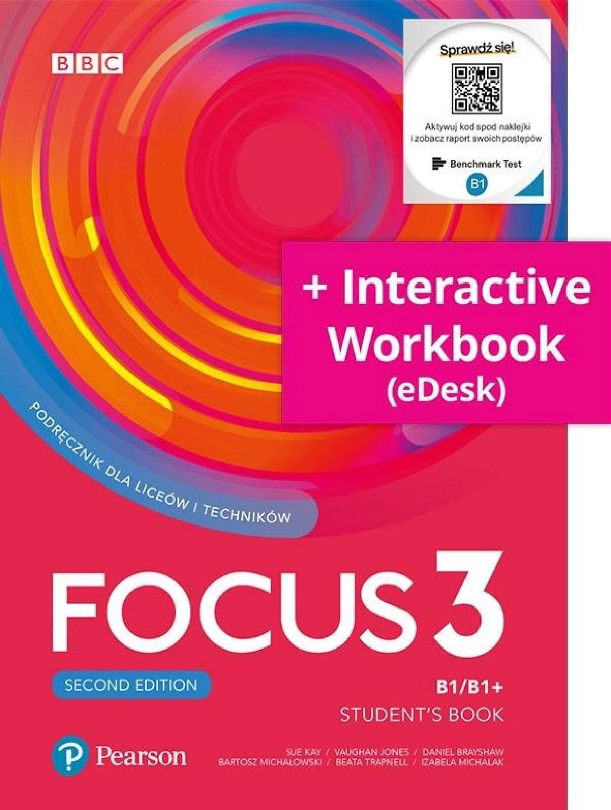 Focus 3/2ed. Sb MyEnglishLab + kod + Benchmark praca zbiorowa Rok