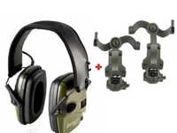 Комплект навушники активні Howard Impact + кріплення «чебурашки»