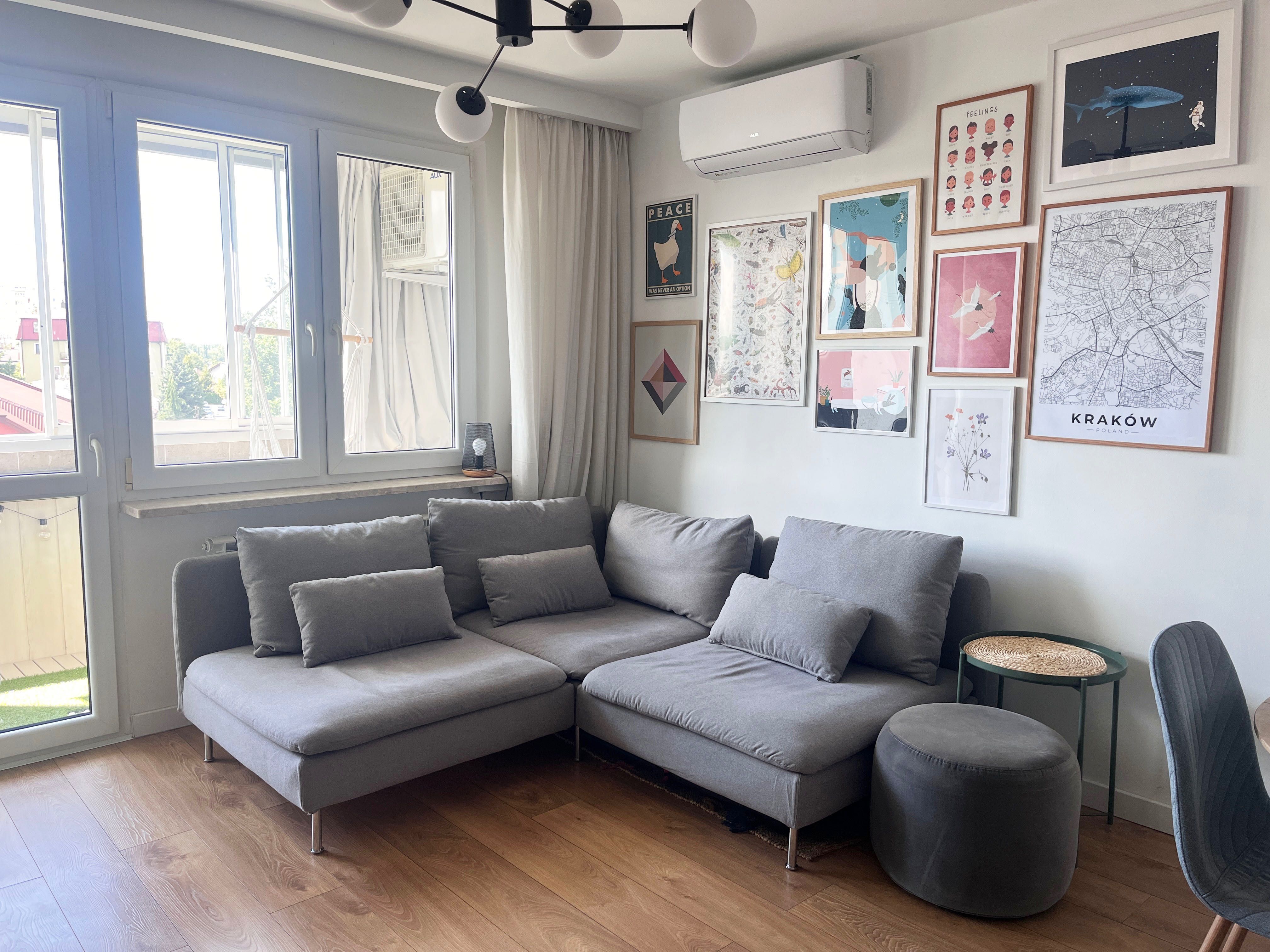 Klimatyzowane, umeblowane, jasne 38 m² z balkonem - od właściciela