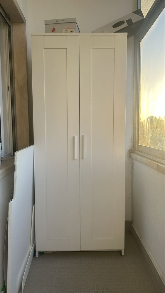 Roupeiro branco BRIMNES IKEA