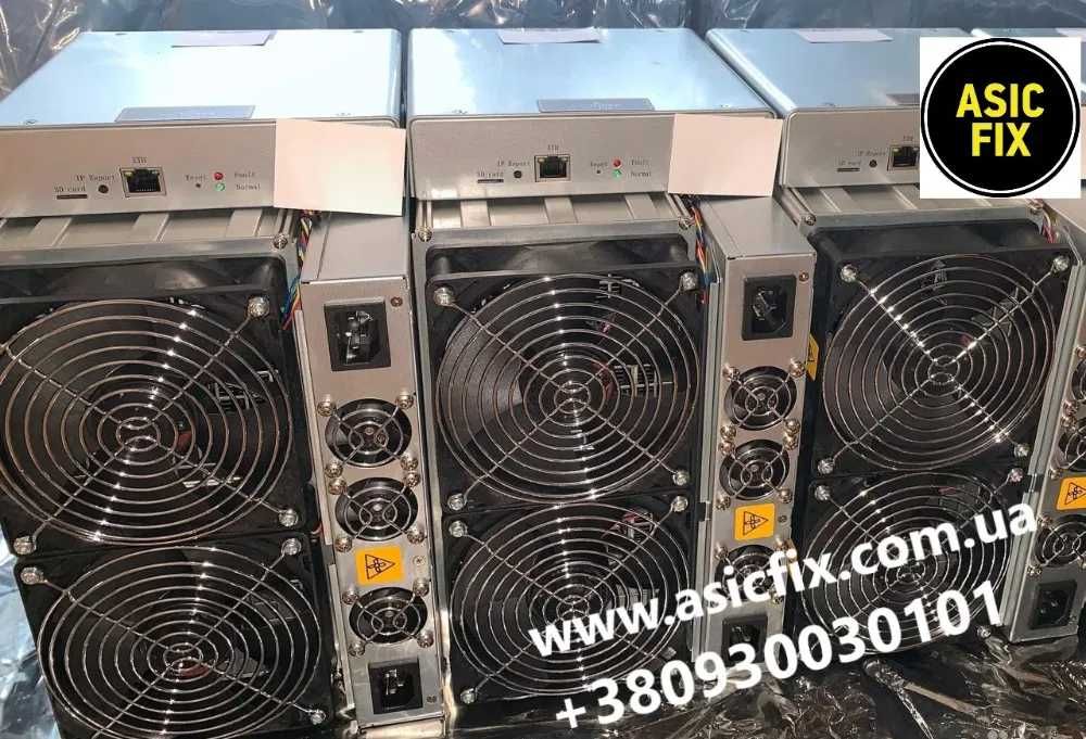 Asic Bitmain Antminer S19 100th 2.8кВт BTC майнер SHA256 НАЯВНІСТЬ