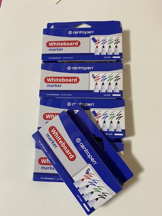 Набір маркерів для дошки 4 кольори Centropen