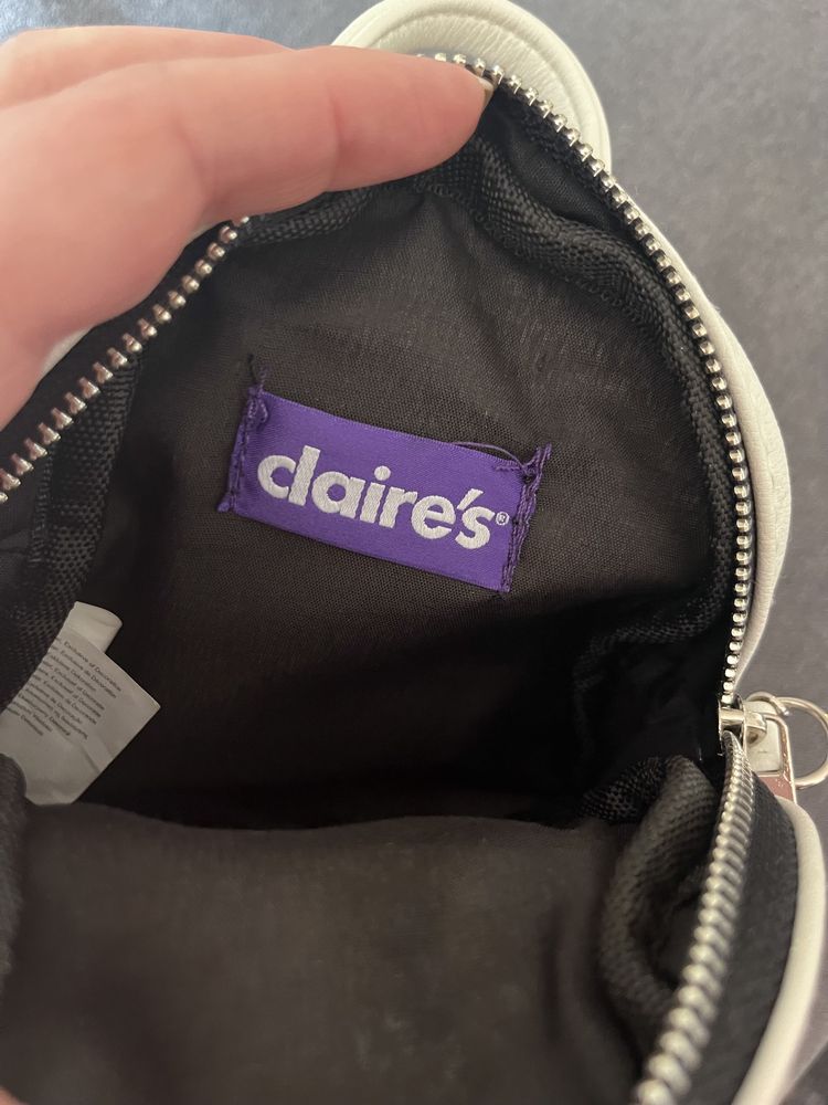 Claire’s , torebka , biała , plecaczek
