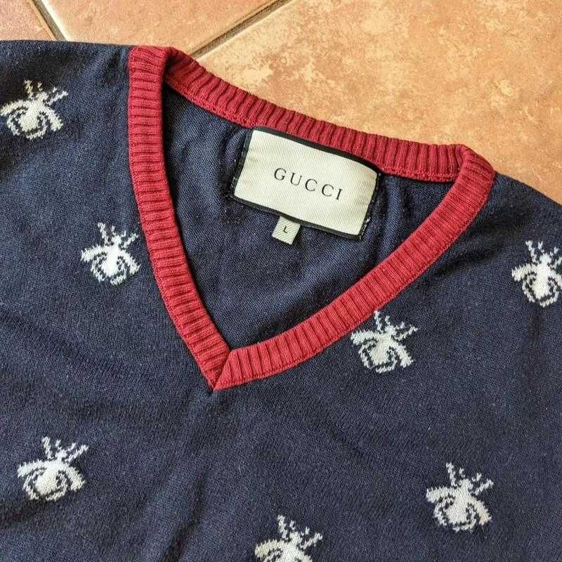 Стильний чоловічий светр від gucci розміру l