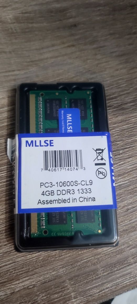 DDR3 4GB 1333 Sodimm 1,5V