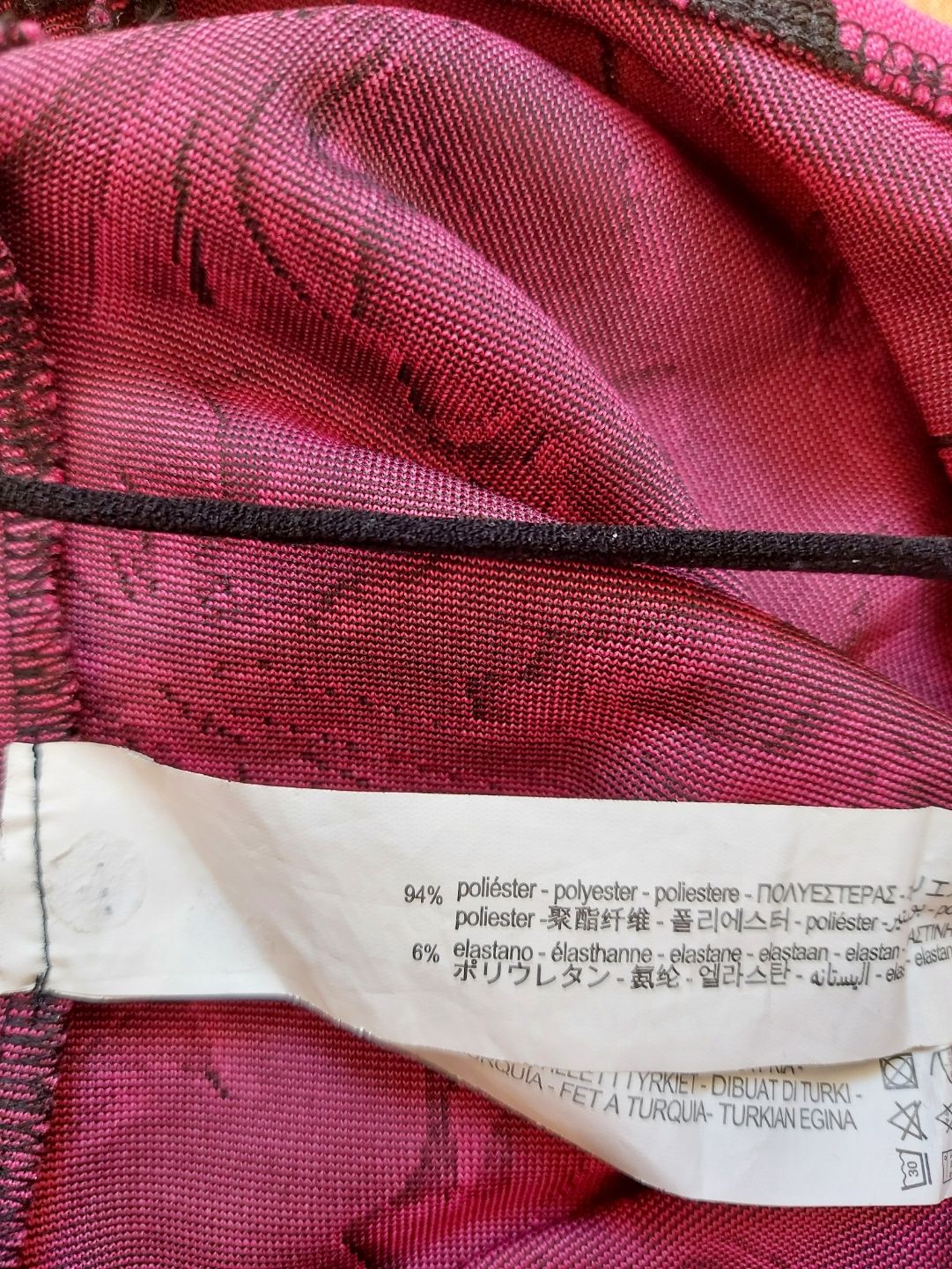 ZARA красива яскрава жаккардова сукня міді на тонких бретельках, р. L