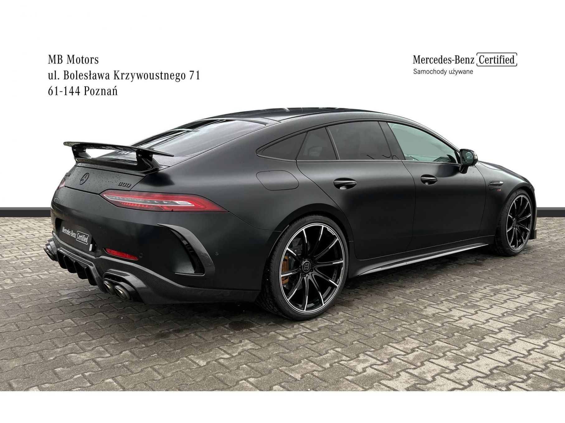 Mercedes-Benz AMG GT 800 Brabus salon Polska od dealera VAT23%