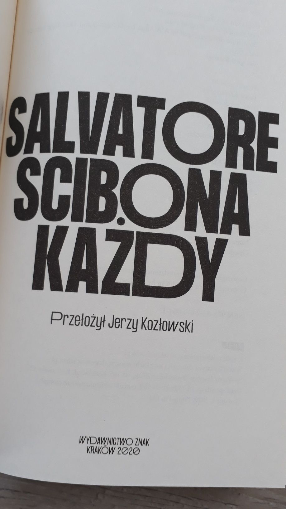 Każdy Salvatore Scibona