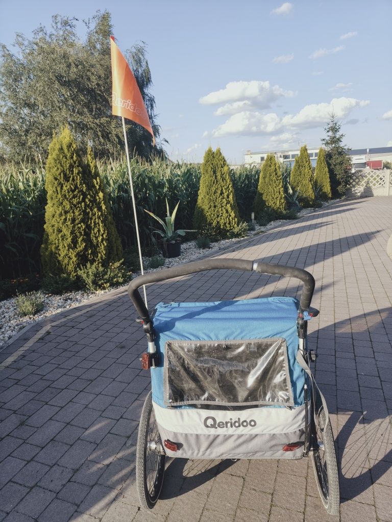 Przyczepka rowerowa Queridoo Sportex 2 wózek dla rodzeństwa