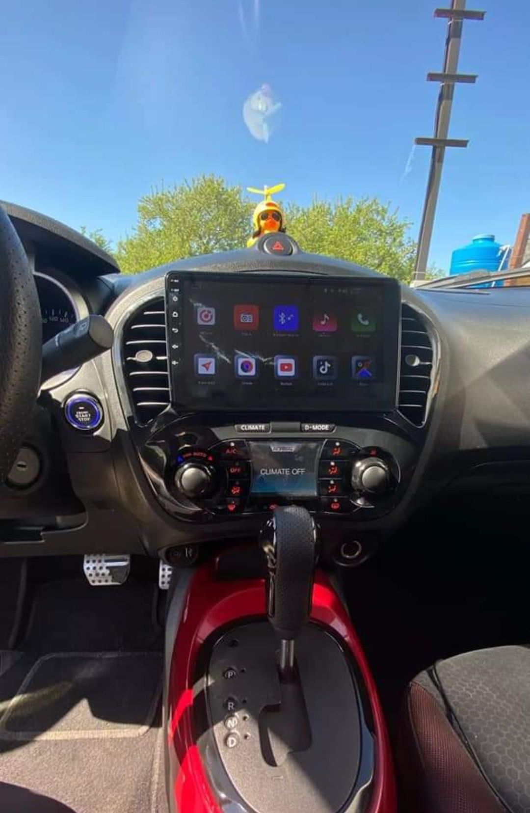 Rádio Android 12 com GPS Nissan Juke (Artigo Novo)