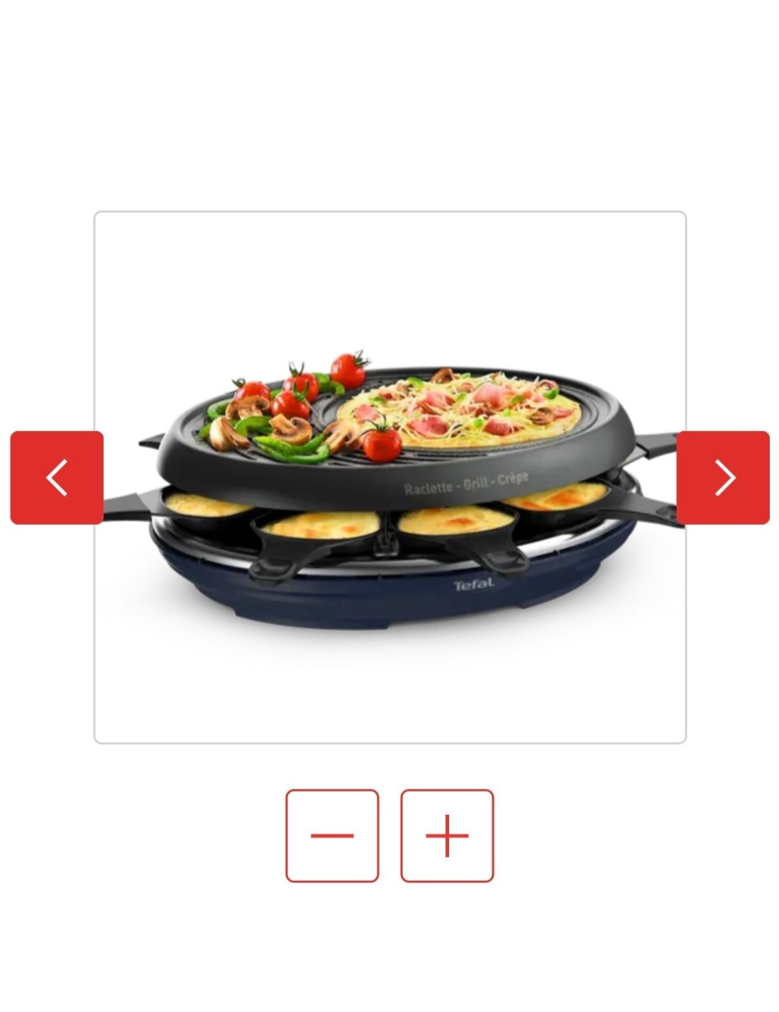 Raclette / gril and crepe Tefal