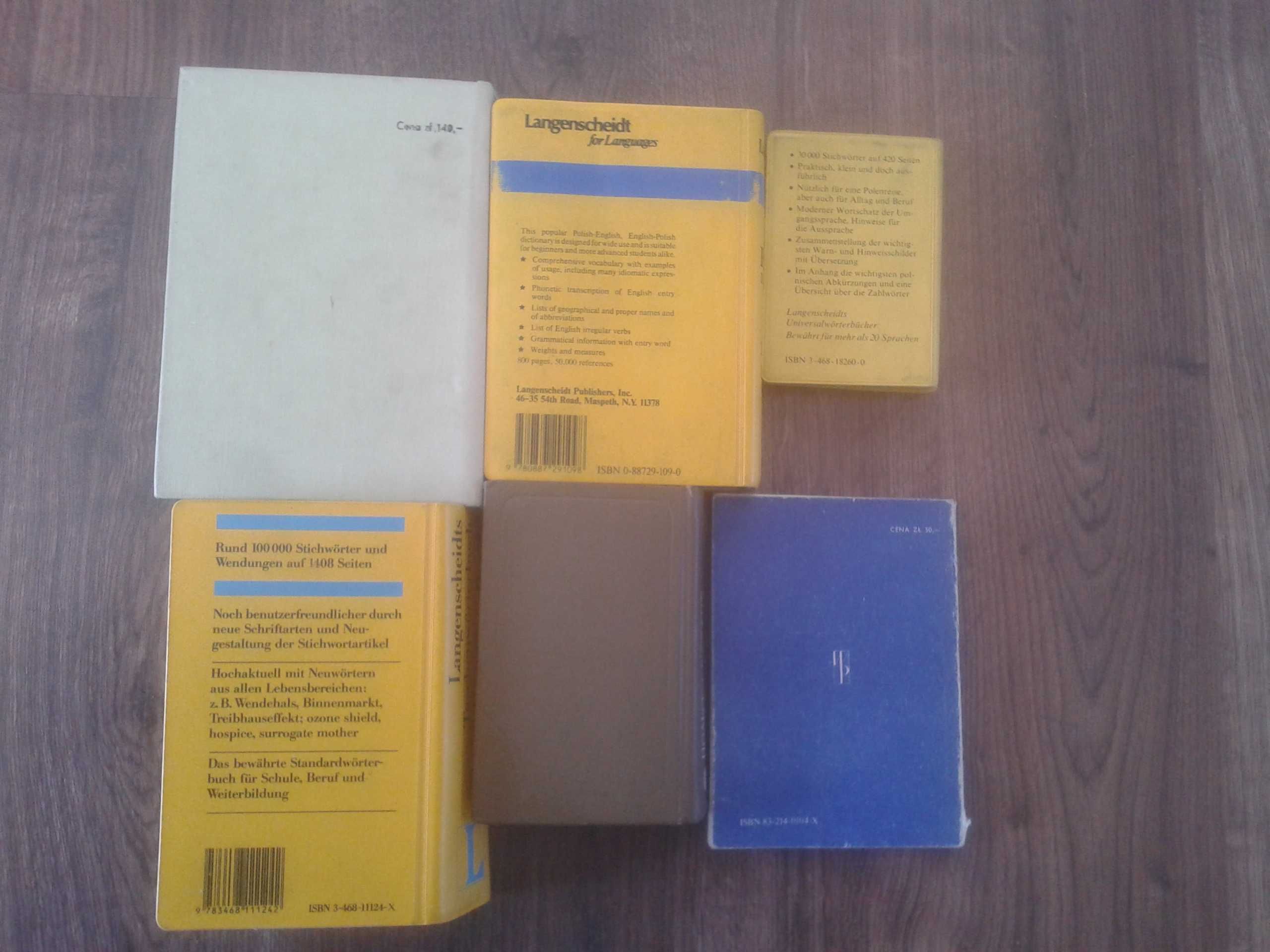 Słowniki Dictionaries