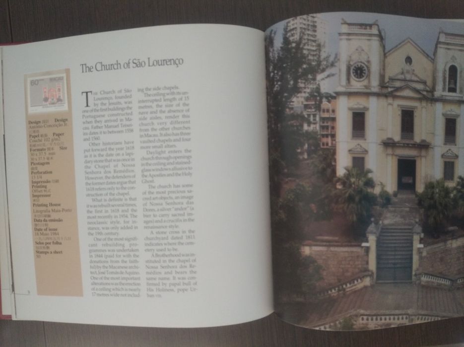 Livro CTT de Macau