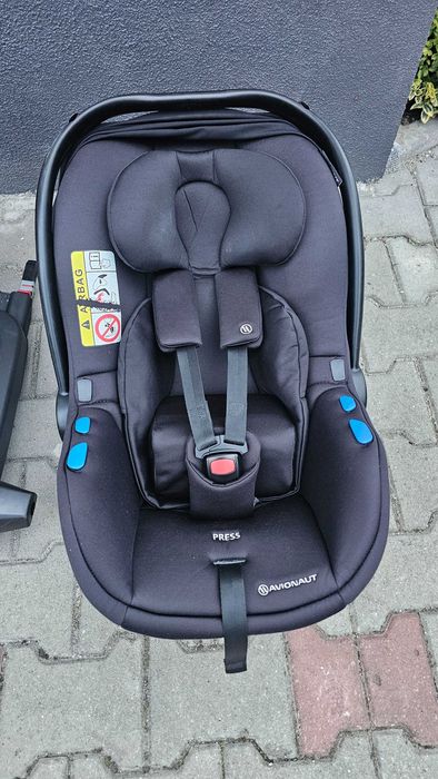 Fotelik Avionaut Pixel + baza + lusterko + kocyk + adaptery