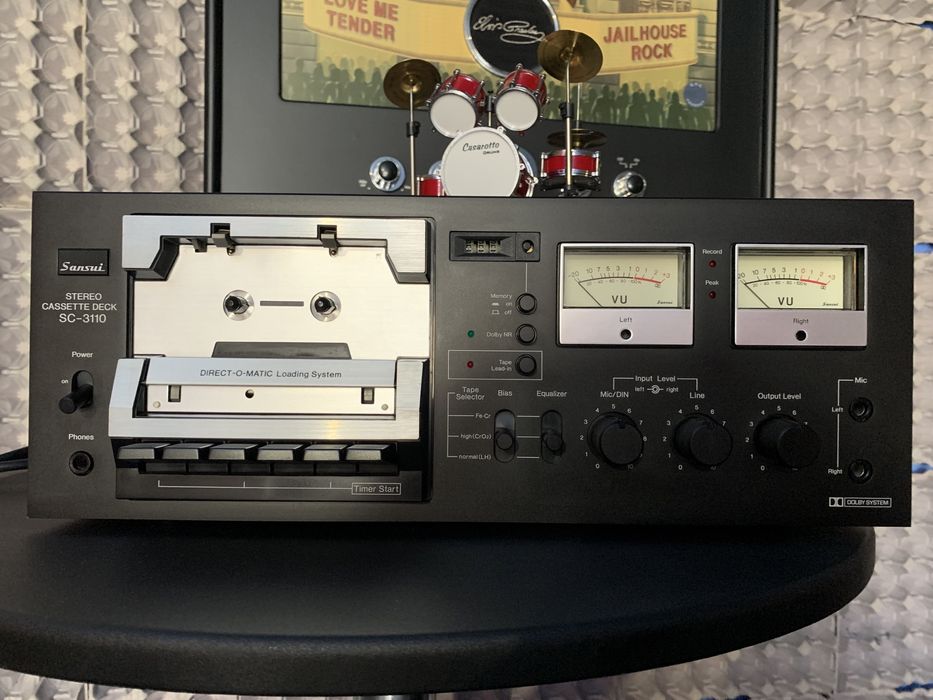 Gravador de cassetes Sansui SC 3110