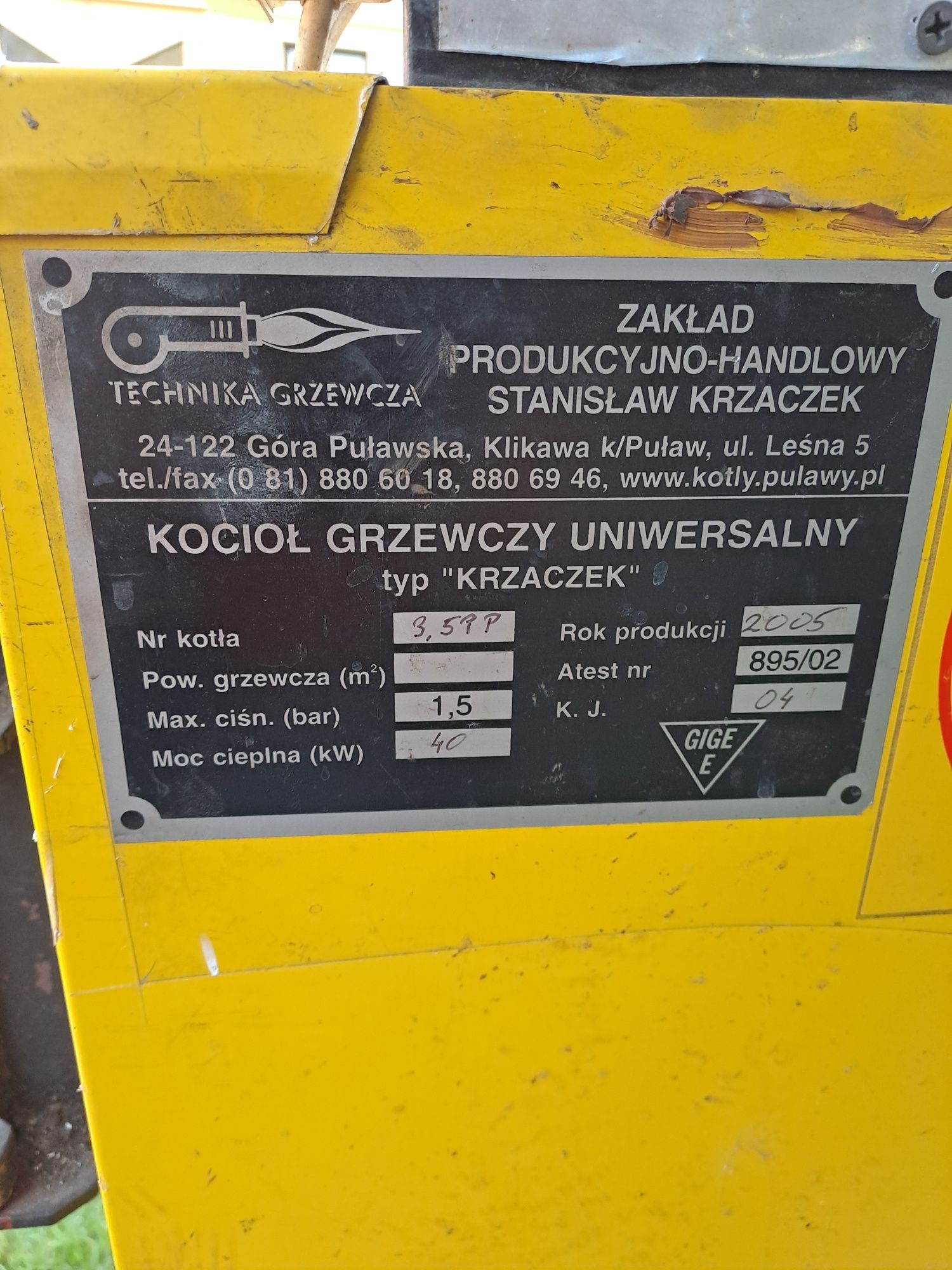 Pięć co węglowy Krzaczek