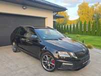 Skoda Octavia VRs 2019r 2.0 Tdi 184km Full Led Virtual Pdc Kamera Navi Czarny Sufit