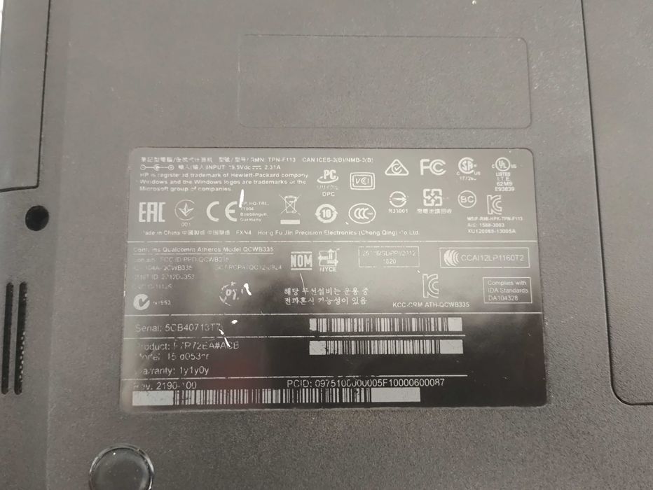 HP 15-d053sr F7R72EA по частям