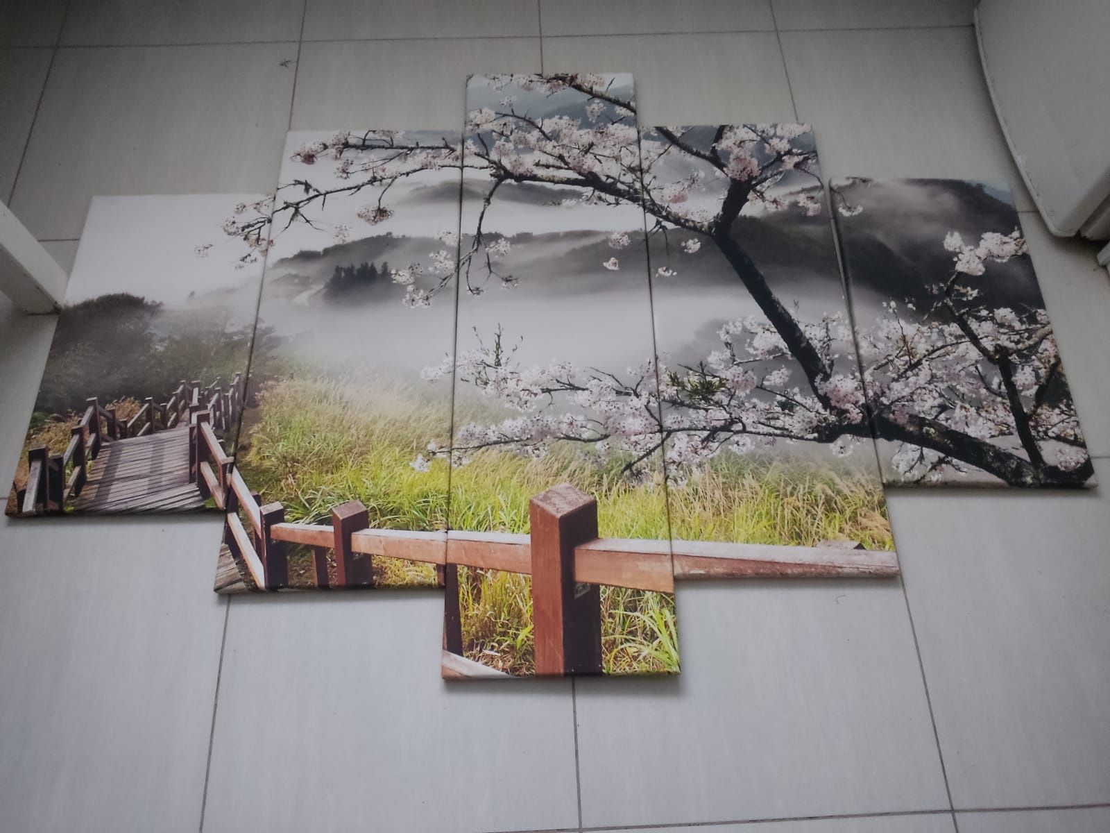 Obraz ścienny 5 elementów obraz puzzle