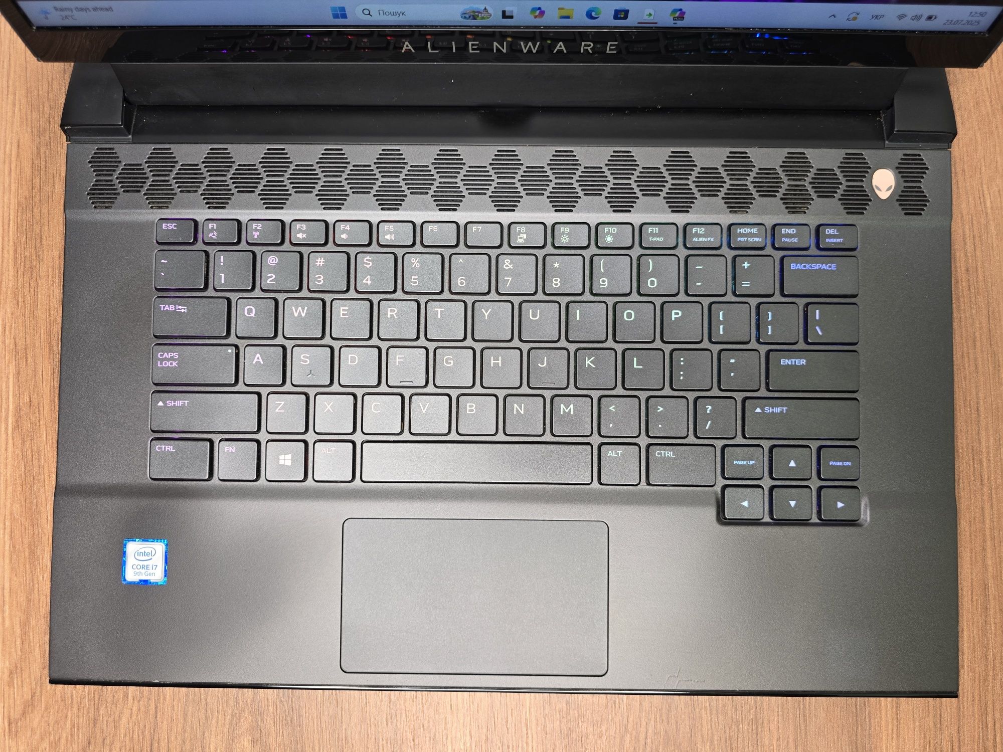 Ігровий ноутбук Alienware M15 R2 I7-9th/RTX 2070 8GB/16gb/1TB