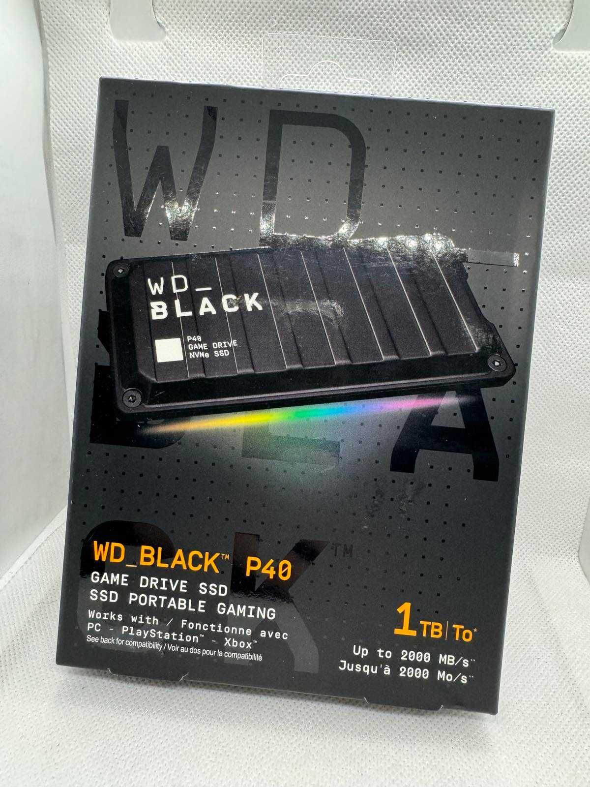 WD Black P40 Game Drive 1 TB (WDBAWY0010BBK-wesn) SSD накопитель НОВЫЙ