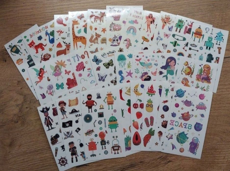 Tatuaże 30 stron dla dzieci