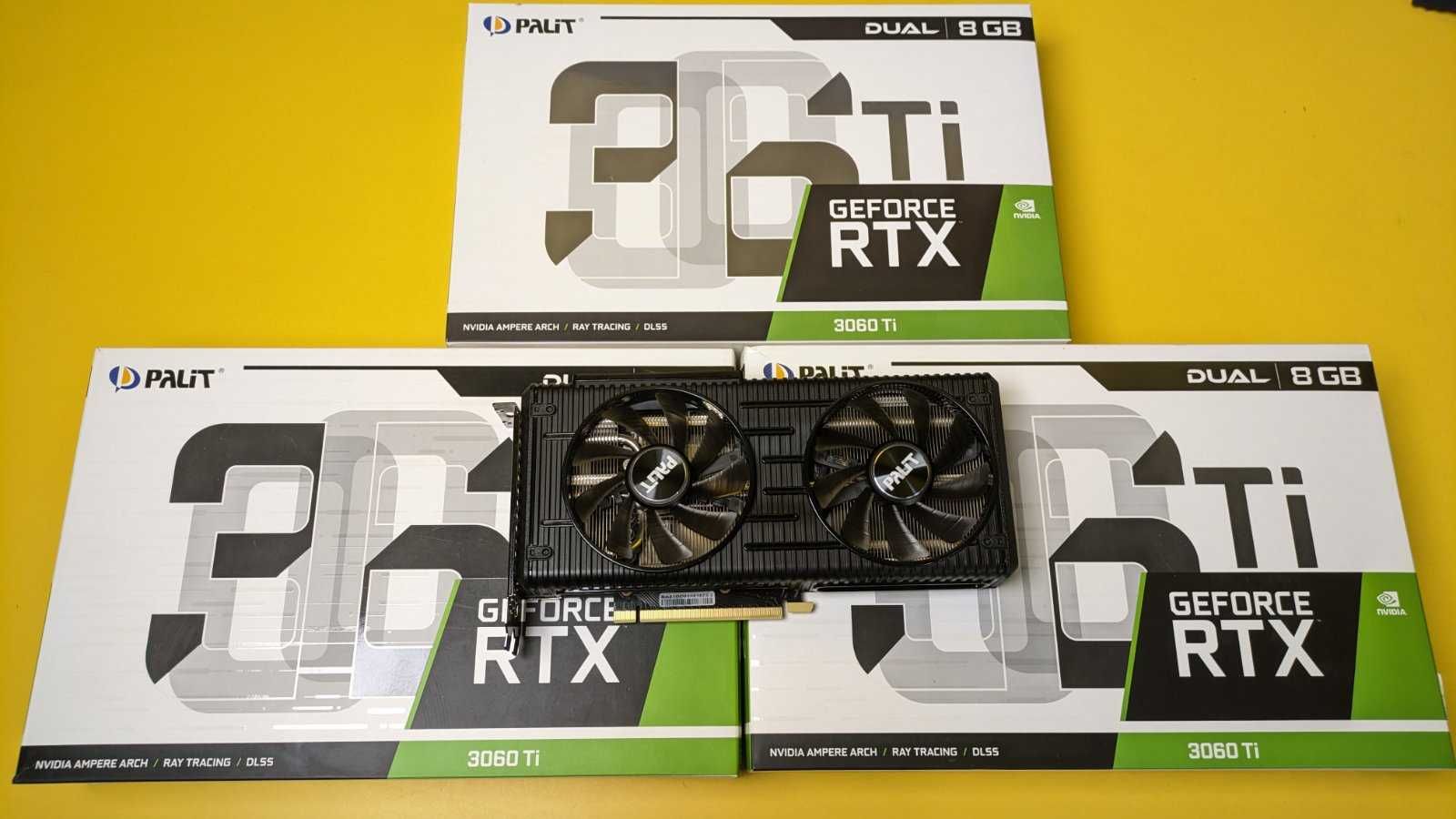 Відеокарта RTX 3060 Ti 8GB Dual V1 Palit (NE6306T019P2-190AD) (LHR)