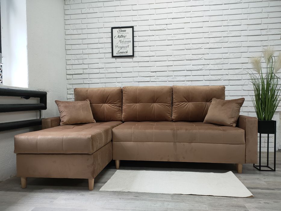 Narożnik  Izi II producent, sprężyny welur