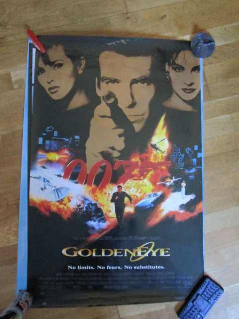 2  Grande Poster Filme 007  Goldeneye James Bond