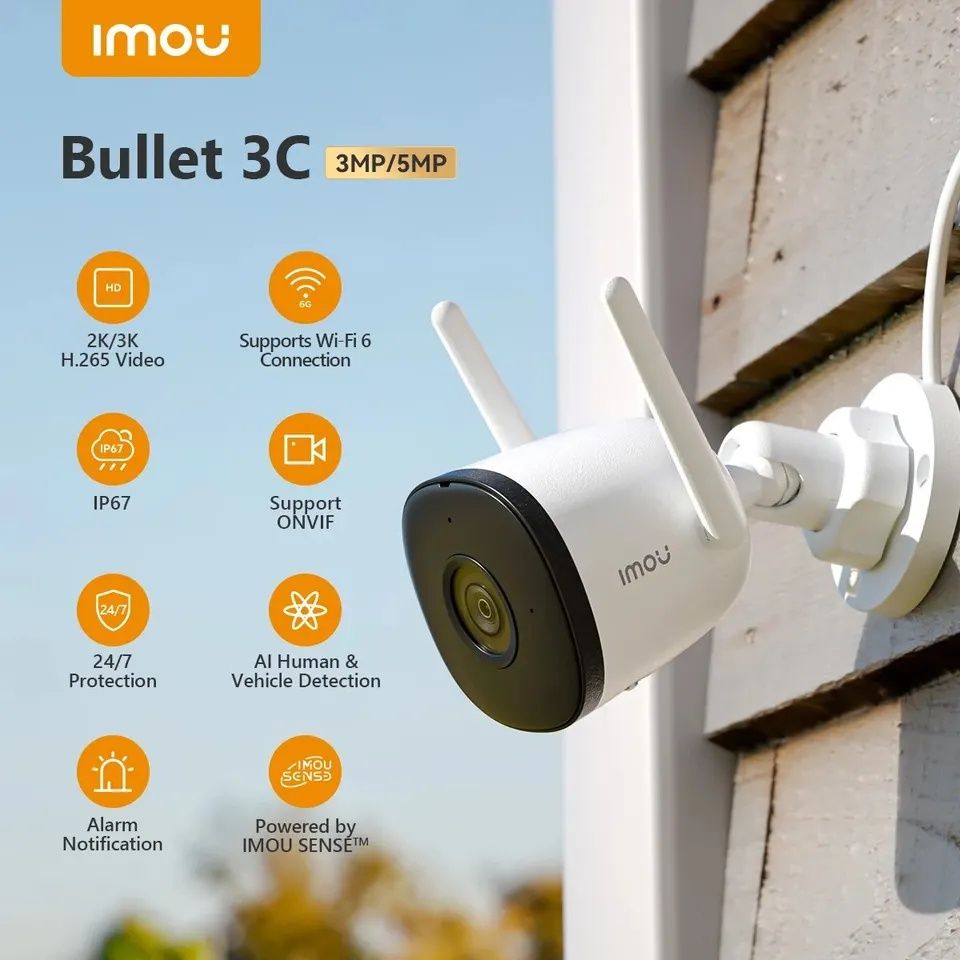 Imou Bullet 3C, 5 Mp,  Wifi IPC-S3DP-5MOWJ Видеокамера