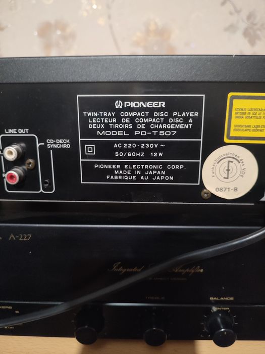 Сиди плеер pioneer PD-Т507.