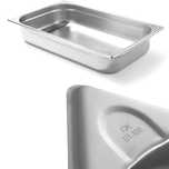 pojemnik gn 1/1 stalowy kitchen line wys. 100 mm - hendi 806135