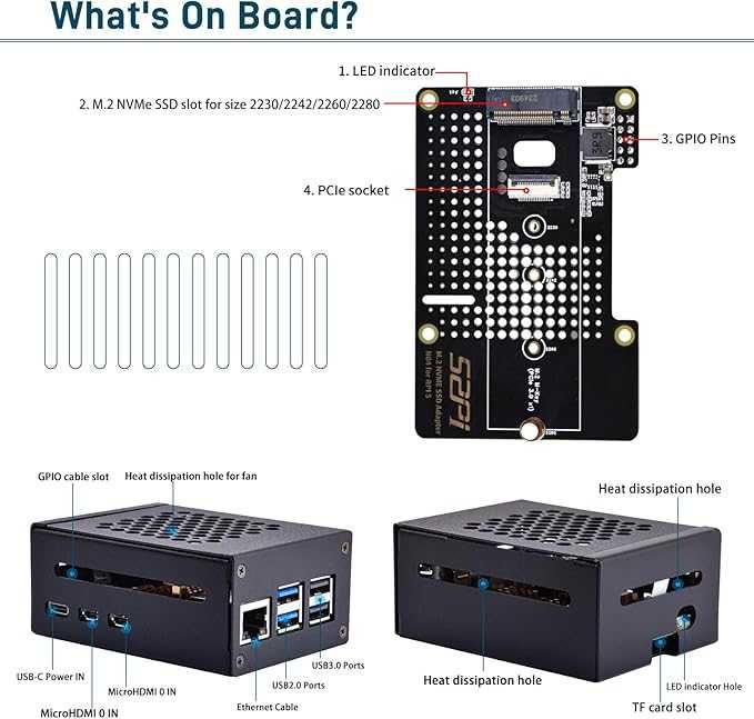 Mikrokomputer GEEEKPI Raspberry Pi 5
