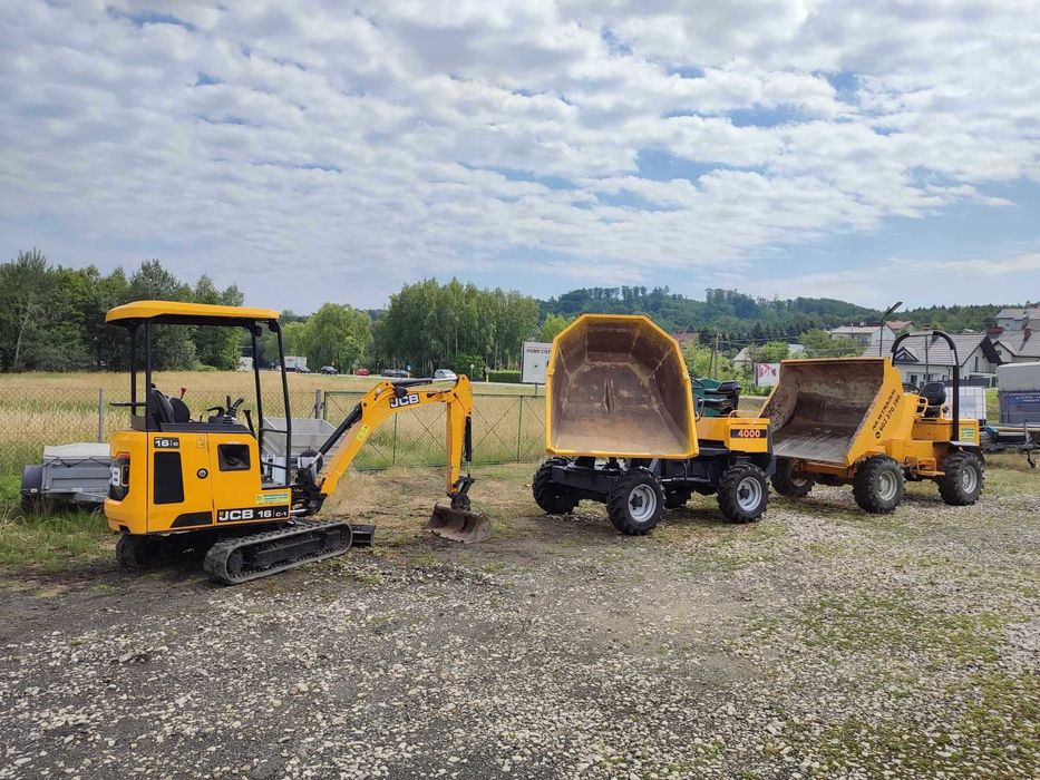 Wynajem wozidła 2 T 4x4 OBROTOWE Kiper Wywrot Wywrotka Mocne Zwinne