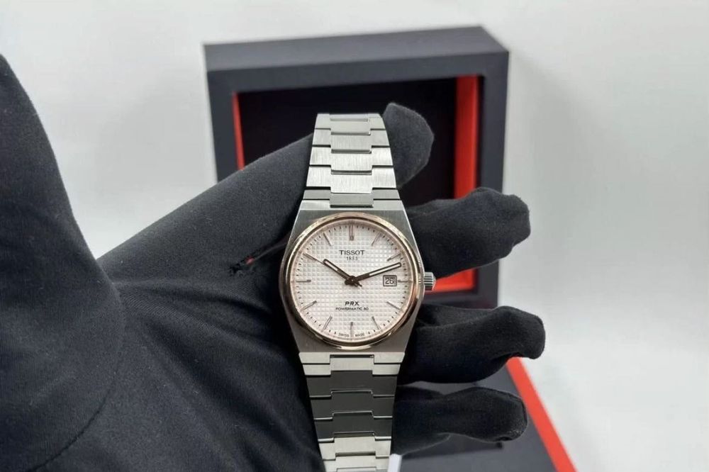 Чоловічий годинник Tissot PRX Powermatic GOLD мужские часы тиссот