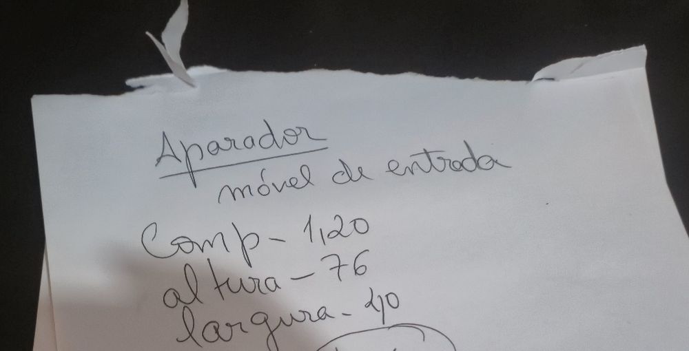 Aparador para entrada ou sala