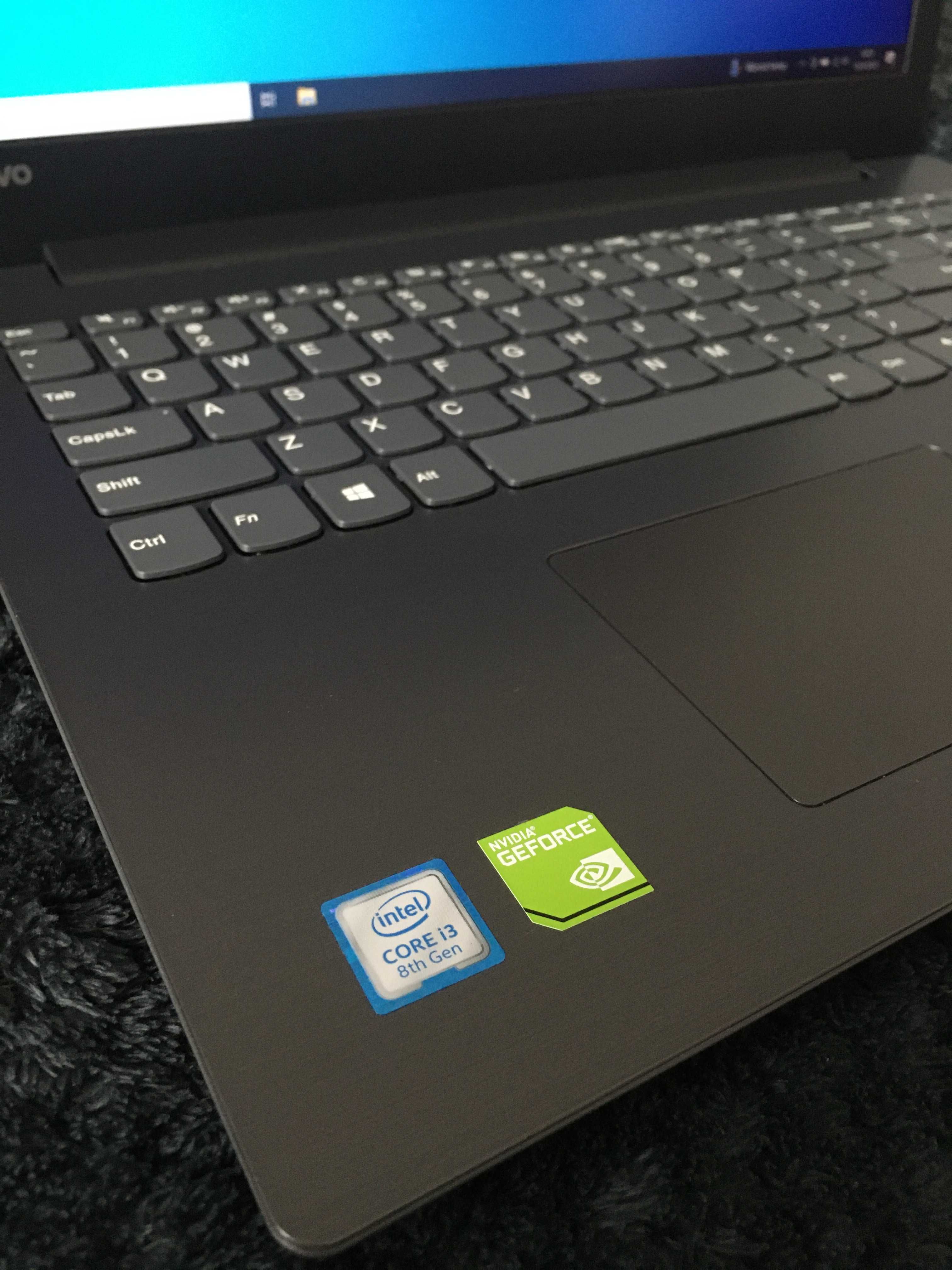 Laptop Lenovo Intel i3-8th.DDR4-12Gb SSD+HDD GeForce Jak Nowy!!