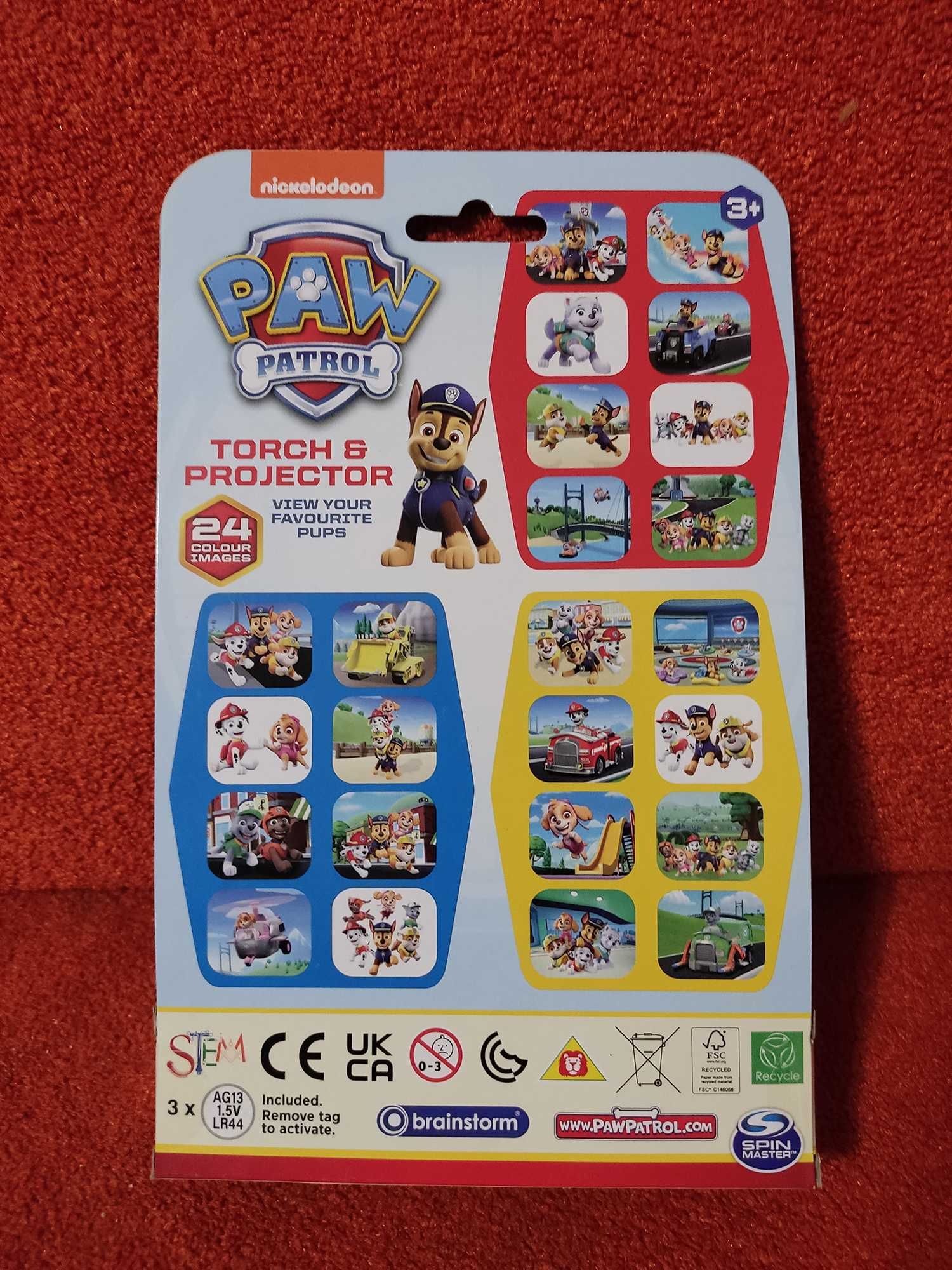 Дитячий ліхтарик і проектор Paw Patrol